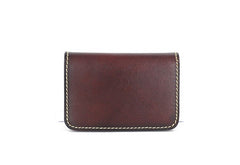 Cool Leather Mens Card Wallet Front Pocket Wallets Small Change Wallet for Men - iwalletsmen