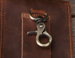 Leather Mens Cigarette Cases with Belt Loop Cell Phone Holster Belt Pouch for Men - iwalletsmen