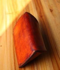 Handmade Mens Cool Leather Glasses Case Glasses Box Glasses Holder Eyeglass Case - iwalletsmen