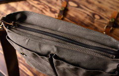 Canvas Mens Cool Messenger Bag iPad Bag Chest Bag Bike Bag Cycling Bag for men