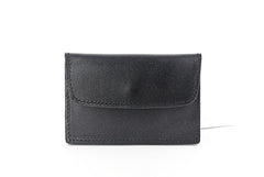 Leather Mens Card Wallet Front Pocket Wallet Small Slim Wallets Change Wallets for Men - iwalletsmen