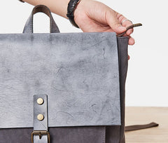 Cool Mens Canvas Backpack Canvas Travel Bag Canvas School Bag for Men - iwalletsmen