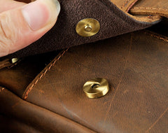 Cool Mens Leather Small Side Bag Belt Pouch Holster Belt Case Waist Pouch for Men - iwalletsmen