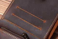 Cool Mens Leather billfold Wallet Leather Small Wallet Bifold Slim Wallets For Men - iwalletsmen