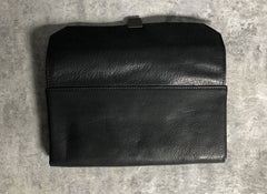 Handmade Genuine Leather Mens Cool Long Leather Wallet Phone Wallet Clutch Wallet for Men