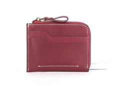 Leather Mens Front Pocket Wallets Small Slim Wallet Card Wallet Change Wallet for Men - iwalletsmen