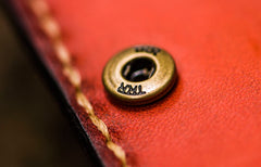 Handmade Leather Men Tooled Cool Leather Wallet Long Phone Wallets for Men