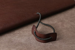 Genuine Leather Mens Cool Long Leather Wallet Cards Phone Bifold Clutch Wallet for Men