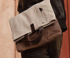 Mens Canvas Cool Side Bag Messenger Bag Canvas Handbag Canvas Tote for Men - iwalletsmen