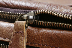Cool Vintage Leather Small Mens Messenger Bags Shoulder Bags for Men - iwalletsmen