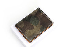 Cool Leather Mens Camouflage License Wallets Front Pocket Wallet Slim Card Wallet for Men - iwalletsmen