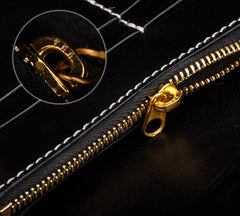 Handmade Leather Carp Mens Chain Biker Wallet Cool Leather Wallet With Chain Wallets for Men