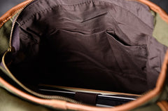 Canvas Mens Cool Backpack Bag Sling Bag Large Travel Bag Hiking Bag for Men