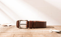 Handmade Cool Leather Mens Belt Leather Belt for Men - iwalletsmen