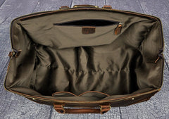 Leather Mens Doctor Bag Weekender Bags Travel Bag Duffle Bag for Men - iwalletsmen