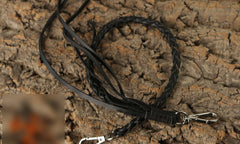 Handmade Leather Braided Wallet Chain Biker Wallet Chain Trucker Chain for Men - iwalletsmen
