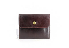 Leather Mens Front Pocket Wallet Small Wallet Card Wallet Change Wallet for Men - iwalletsmen