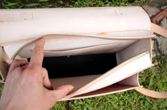 Handmade Leather Cool Mens Brown Briefcase Messenger Bag School Bag for men - iwalletsmen