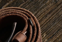Handmade Leather Mens Leather Men Distress Brown Black Belt for Men Cool Leather Belt
