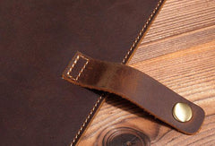 Handmade Cool Leather Wallets Long Leather Wallet Bifold Long Wallet For Men - iwalletsmen