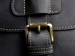 Small Leather Belt Pouch Mens Holsters Belt Cases Cell Phone Waist Pouch for Men - iwalletsmen