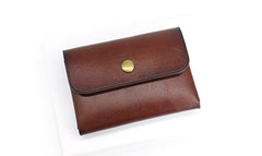 Leather Mens Front Pocket Wallet Small Wallet Card Wallet Change Wallets for Men - iwalletsmen