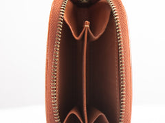 Vintage Leather Mens Small Wallet Zipper Card Coin Wallet for Men - iwalletsmen