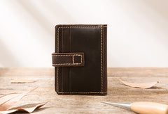 Leather Mens Card Holder Slim Front Pocket Wallets Card Wallet for Men - iwalletsmen