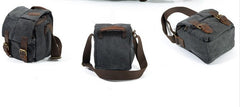Mens Small Canvas Camera Messenger Bag Side Bag Camera Shoulder Bag for Men - iwalletsmen