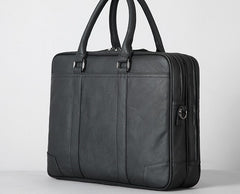 Handmade Leather Mens Cool Messenger Bag Work Bag Business Bag Briefcase Bag for men