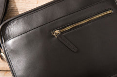 Cool Leather Mens Small Messenger Bags Shoulder Bag  for Men - iwalletsmen