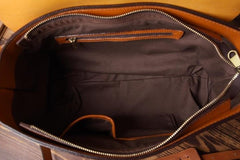 Handmade Leather Mens Cool Shoulder Bag Messenger Bag Chest Bag Bike Bag Cycling Bag for men