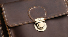 Cool Leather Mens Briefcase Messenger Bag Shoulder Bag Satchel Backpack for men - iwalletsmen