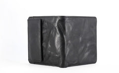 Leather Mens Front Pocket Wallet Small Wallet Slim Wallet Card Wallet for Men - iwalletsmen