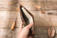Cool Canvas Mens Small Wallet Bifold Vintage billfold Wallets for Men - iwalletsmen