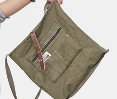 Cool Mens Canvas Side Bag Messenger Bag Canvas Shoulder Bag for Men - iwalletsmen