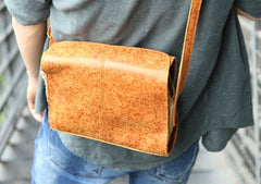 Cool Leather Mens Small Messenger Bag Shoulder Bag for men - iwalletsmen