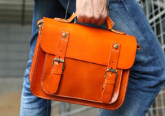 Cool Leather Mens Messenger Bag Handbag Shoulder Bag for men - iwalletsmen