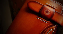 card cases wallets​ Brown Leather Wallet for Credit Cards Handmade Leather Card Wallets Mens Leather Card Wallet