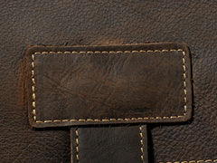 Small Leather Mens SIDE BAGs COURIER BAGs Messenger Bag Shoulder Bag for Men - iwalletsmen