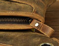 Cool Biker Leather Drop Leg Bag Mens Belt Pouch Waist Bag Shoulder Bag for Men - iwalletsmen