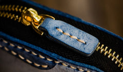 Handmade Leather Mens Tibetan Chain Biker Wallet Cool Leather Wallet Long Clutch Wallets for Men