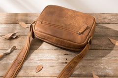 Cool Small Leather Mens Shoulder Bags Messengers Bag for Men - iwalletsmen
