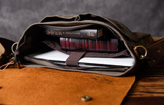 Canvas Mens Cool Messenger Bag iPad Bag Chest Bag Bike Bag Cycling Bag for men