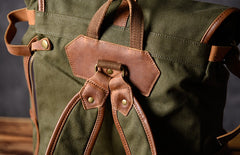 Canvas Mens Cool Backpack Bag Sling Bag Large Travel Bag Hiking Bag for Men