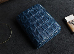 Handmade Leather Floral Mens Cool Slim Leather Wallet Men billfold Wallets Bifold for Men