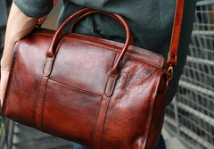 Vintage Leather Cool Mens Handbag Shoulder Bag Travel Bag for men - iwalletsmen