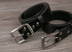 Handmade Genuine Custom Leather Mens Leather Men Beige Belt for Men - iwalletsmen