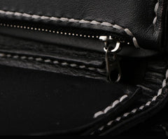 Handmade Leather billfold Mens Chain Biker Wallet Cool Boa Skin Wallet With Chain Wallets for Men