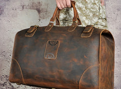 Leather Mens Doctor Bag Weekender Bags Travel Bag Duffle Bag for Men - iwalletsmen